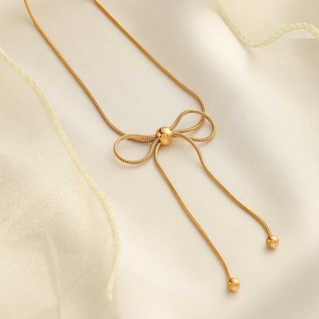 SoulSpark Bow  Pendant Necklace