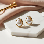 Organic Pearl Studs