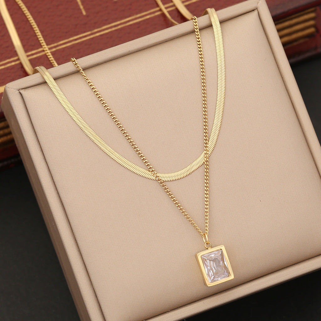 Ethereal Spark Layered Necklace