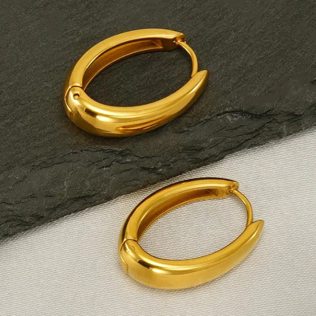 Classic Gold Hoops