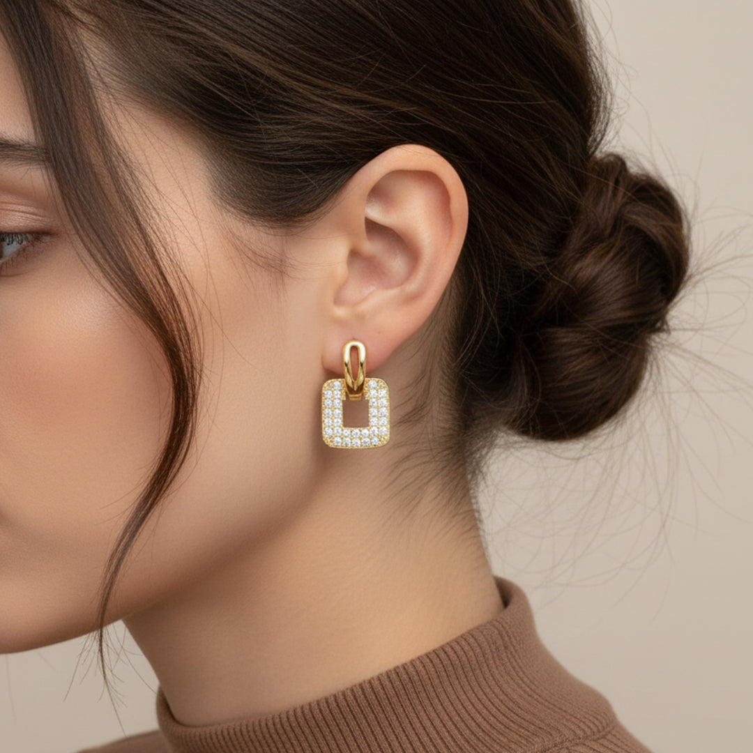 Crystal Square Drops