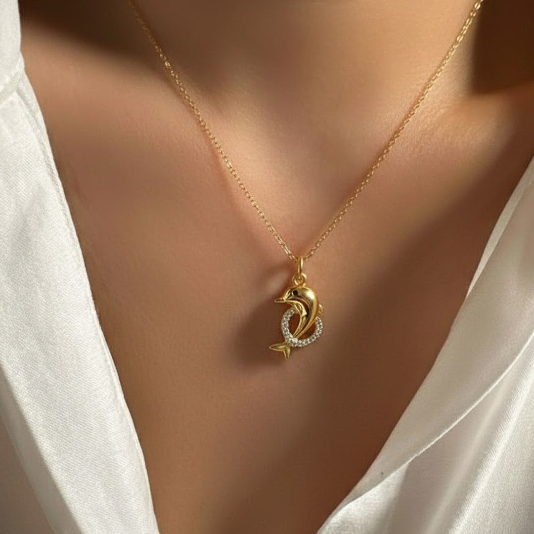 Dolphin Charm Necklace