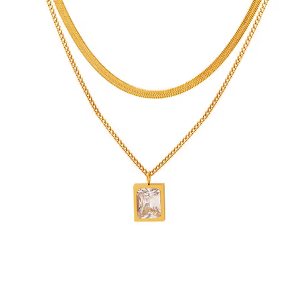 Ethereal Spark Layered Necklace