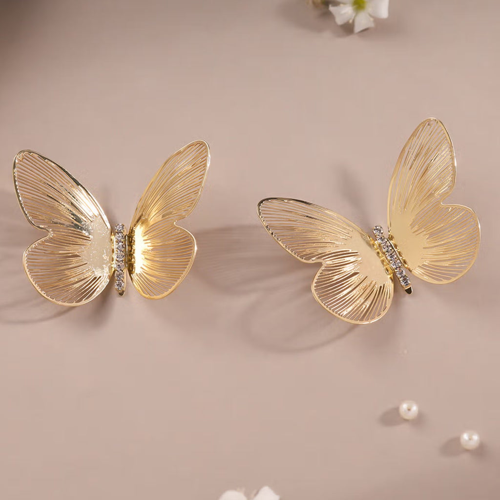 Power Flutter Butterfly Earrings