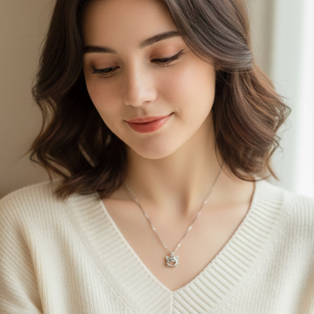 Spark of Grace Cat Pendant