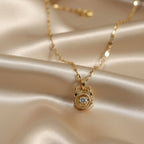 Her Rise Halo Pendant