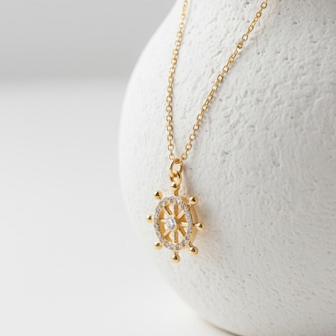 Ocean Soul Compass Necklace