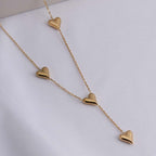 SoulGlow Heart Drop  Necklace