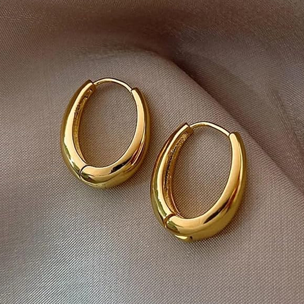 Classic Gold Hoops