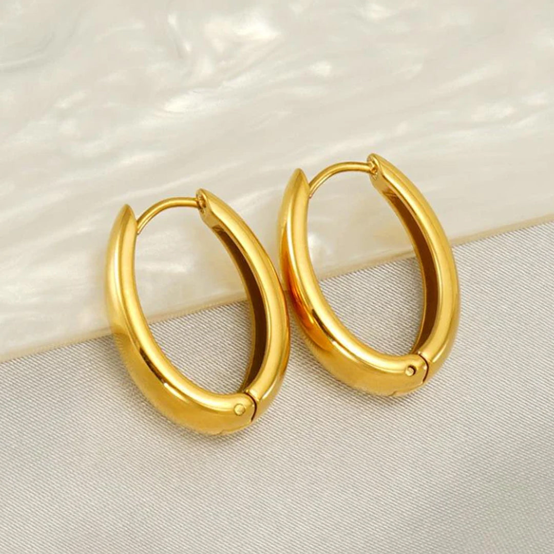 Classic Gold Hoops
