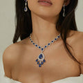 Azure Grace American Diamond Jewellery Set