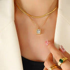 Ethereal Spark Layered Necklace