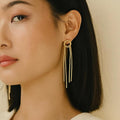 Long Chain Dangle Earrings