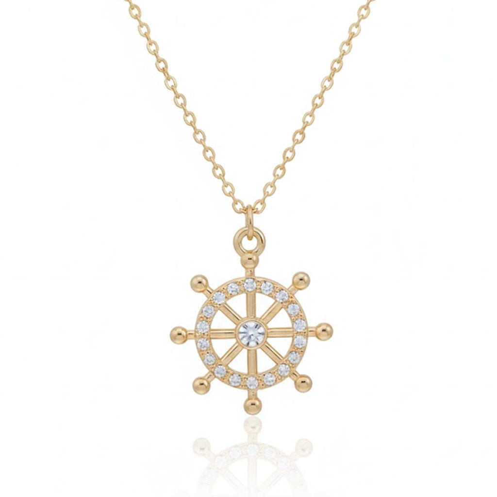 Ocean Soul Compass Necklace