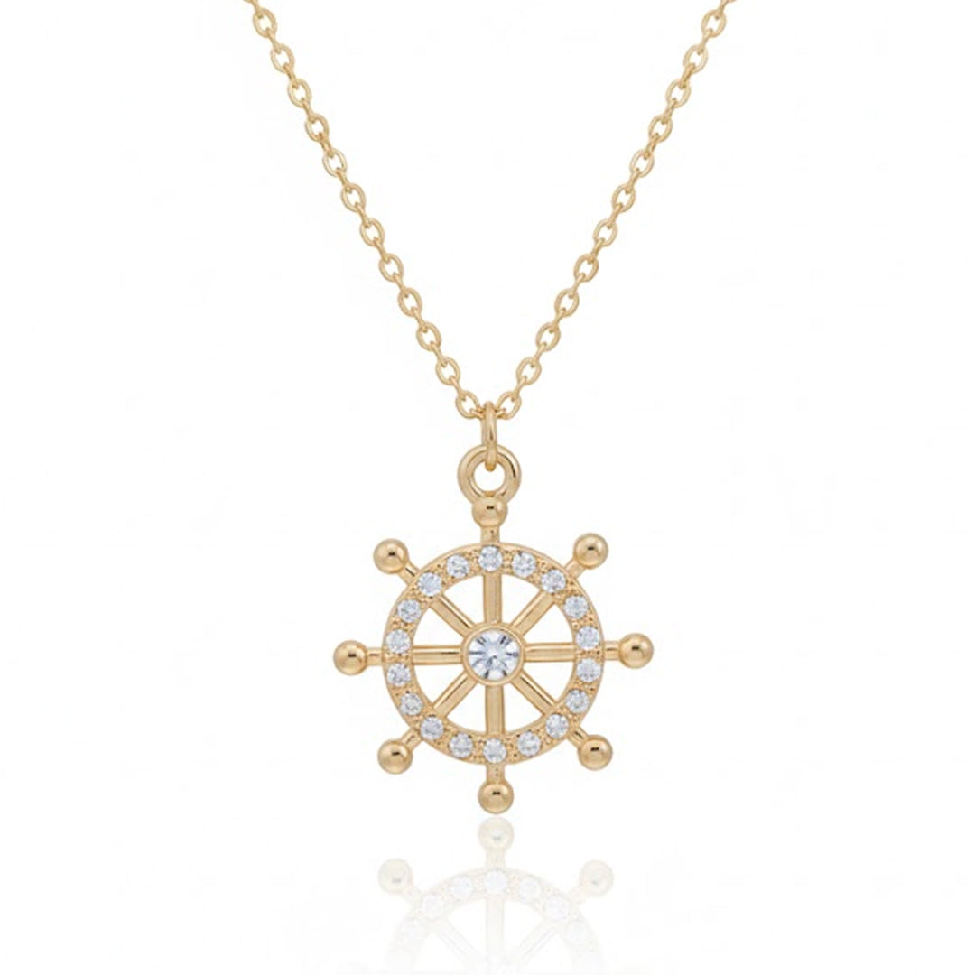 Ocean Soul Compass Necklace