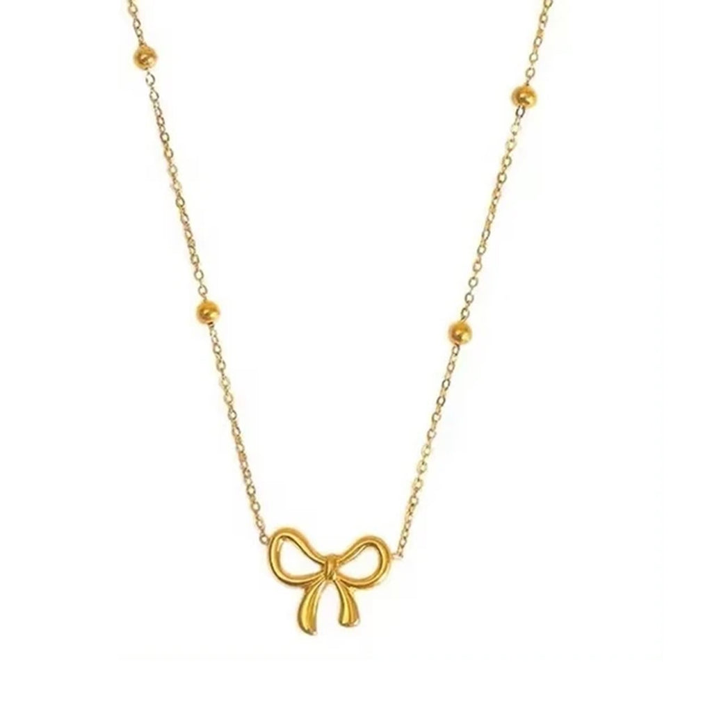 Bow Knot Pendant Necklace