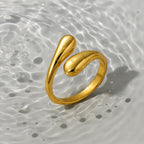 Curve Gold Open Ring