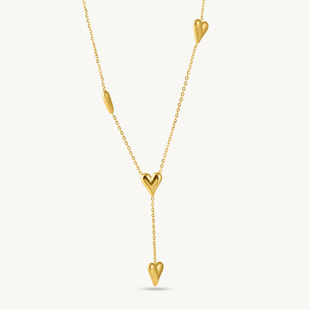 SoulGlow Heart Drop  Necklace