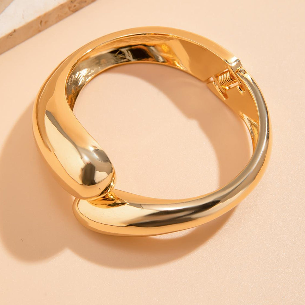 Chunky Gold Cuff Bracelet