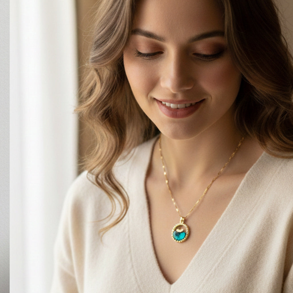 Spark of Strength Ocean Pendant